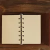 空白の日記メモヴィンテージクラフトペーパーライティングジャーナル文房具