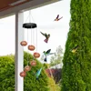 Wind Chimes Hummingbird Feeders for Outdoors Hanging Glass Bird Feeders Bird Feeding Station for Outside Garden Backyard Decor 240407