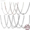 925 zilveren fit ketting hanger hart vrouwen mode sieraden voortreffelijke ketting link me series