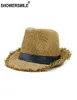 Duschmärke Khaki Straw Hat Men Panama Caps Summer Style Sun Hat Beach Holiday Classic Male Hats and Caps Mens Trilby Hats T2007201331002