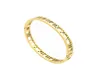 Baoliren titanium staal Romeinse cijfers sieraden geel gouden holle bangle voor vrouwen T2004237694404