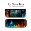 Joysticks för Steam Deck Sticker Antiscratch Full Set Eesthetic Skin Vinyl Sticker för Valve Console Premium Sticker Game Console Decor