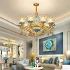 Nowoczesny kryształowy żyrandol salon lustres de cristal dekoracja żyrandole atmosfera restauracja oświetlenie domowe lampa wewnętrzna