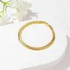 Chaîne Fashion Simple Twist Bracelet Chain de chaîne pour femmes Man 2021 Classite Gold Silver Color Metal Charm Bijoux Y240420