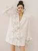 Damespakken BZVW 2024 Franse witte 3D Flower Loose Designer Blazer voor jas lente herfst mode niche suit jas vrouwelijk getij