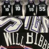 2024 Imprimé Classic Retro 2001-02 Basketball 10 Mikebibby Jersey Vintage Black 55 Jasonwilliams 4 Chriswebber Jerseys Shirts