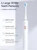 Heads SOOCAS X3S Sonic Electric Toothbrush IPX8 Waterproof 180 Days Battery Life Ultrasonic Teethbrush Ultra Soft Bristles Nozzles