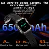 Kijkt Gejian GPS Military Smart Watch Men voor Android iOS Ftiness Watches IP68 Waterdichte 2.0'ai Voice Bluetooth Call Smart Watch 2023