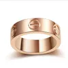 Designer Populära Carter High Edition 18K Rose Gold Classic Ring AU750 Män och kvinnors bröllop kärlekssignatur