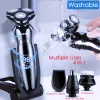 Trimmer New Electric Shaver for Men 4d Electric Beard Trimmer USB RECHARGAGE CHEAUX PROFESSIONNEL