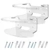 ルーター2pc wall mount for netgear orbi orbi dual band mesh wifi for ac30002200 for rbk 20 23 43 50 wifiルーターシェルフアクリルホルダーブラケット