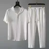 Summer Mens Sets T-shirts Spodnie Sportswear Jogger Męska moda mody Bluza Hombre Fit Moowluc 240420