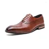 Casual Shoes 2024 Brand Classic Business Dress Oxford Suit Men's Office Fashion Elegant Formal Wedding Adulto For Men