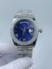 2024 Watch Hatch Watchs Watchs de haute qualité 36 mm Band de sangle Diamond Automatique mécanique montre 904L