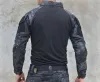 Footwear Kryptek Typhon Camo Tactical Shirt G2 Lång ärm snabba torra män kamouflage armé militär airsoft strid vandring jakt t -shirt