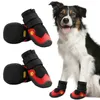 Dog Shoes for Small Medium DogsDog Boots Paw Protectors Pavement Winter Snow Outdoor Indoor Walking Booties 4PCS 240411