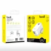 Kontroll Budi Smart Adapter USB Timer Folding Charger med EU UK Power Plug för iPhone 12 11 Pro Max Mini Huawei Xiaomi Safe Charging