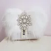 Sacs de soirée 2024 Léger Luxury Fashion Brand Water Diamond Ostrich Feather Sag Dîner Banquet Handheld Straddle Adddle