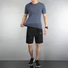 Brand wholesale and spot quick drying clothes for men's summer loose short sleeved t-shirts Sportwear breathable and sweat wicking fitness and leisure top sets shorts