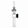 Wholesale 18mm 14mm Glass Collectors Kit with Hookah Silicone Container Reclaimer Keck Clips Quartz Tip for water dab rig bong