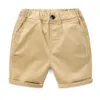 DE PEACH Kids Boys Casual Shorts Summer Solid Color Cotton Baby Girls Loose Beach Shorts Pants Children Clothes 2-8Years 240409