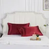 Pillow Case Pillows for Sleeping Neck for Bedroom PillowCover Silky Satin Hair Beauty Comfortable Home Decor Wholesale 240410