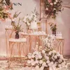 Fleurs décoratives Jarown mariage accessoires acryliques ironli de travail cylindrique table de desserts de préfonction de la zone de décoration dim sum gâteau stand de gâteau