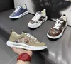 Trenerzy Lekkie płótno oddychające haft designerski vintage Sneaker Striped Men Sneakers