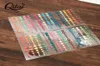 GREST Irrino QITAI DOTS Adesivo 6Sheets LotBookbooking Sparkle Glitter Stickles Sprinkles de açúcar resina de esmalte auto adesivo ES0311848216