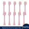 Heads 10sts ersättning för Apiyoo Moon Pink New Type Tandborstehuvuden Electric Dupont Soft Brush Heads Munstycke Smart Cleaning Head