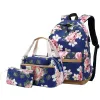 Borse zaino scolastico caldo per adolescenti ragazze borse per bambini leggero borse per bambini bambini viaggiare in tela floreale zaino bookbags set