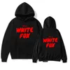 White Foxs Luxury Designer Sweathirt Foxx Женская толстовка для стилиста с длинными рукавами капюшона повседневная ручная толчка.