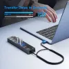 Hubs USB 3.0 Hub USB Splitter 3 0 Multi USB Hub 4 7 Expander с индикатором светодиода включенного/выключателя 3.0 2.0 HAB 30 120 -см кабель для ПК