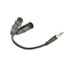 6.35 cm tot XLR Male+XLR vrouwelijke audio -adapter kabelmixer Power versterker mobiele geluidskast 6,5 cm tot XLR