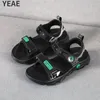 Flat baby kind sandalen voor jongenskinderen casual schoenen zomer vrouwen 2023 slippers baby's sandaalschoenkinderen 240408