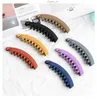 1PC Frosted Banana Hair Clip Clamp Koreański kucyk do włosów Ponytail Holder Claw Clips Women Nekury Hair Akcesoria Factory