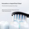 Hoofden Sonic elektrische tandenborstel USB oplaadbare waterdichte reis draagbare elektrische tandenborstels voor volwassenen met 8 vervangende koppen