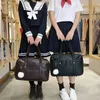 Japanische Freizeitpu -Umhängetasche Junior High School Schülern Schultasche Handtasche Anime Uniform Tasche Tasche für Frauen 240407