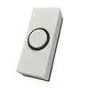 Figurine decorative Plastica Pressatura dura pressione pulsante Push White 86mmx37mmx22mm CHIME Porte Inserisce la parete