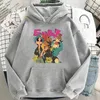 Bluzy męskie 2024 zabawne anime gorylaz kreskówka mannen harajuku print Lange Mouwen Casual Hoody Tryb zimowy punkowy stijl hooded swa