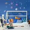 Adesivi a parete Topbathy Sea World Paste Star Star Shell Mural Art Adesivo per soggiorno camera da letto