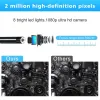 Kameror Läppstift Form 8mm Inspektionskamera för dränering 1200p WiFi Piping Endoskopkamera för bilboroskop för iPhone Android Smartphon