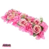 Decoratieve bloemen kunstmatige rozensimulatiebloem voor tafel middelpunt bloemen bruiloft plastic muur decor
