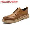 Sapatos casuais homens couro oxford moda moda masculina baixa marca de calçados retro