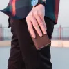 Holders 2023 New Credit Card Holder Men Wallet RFID Aluminium Box Bank PU Leather Wallets with Money Clip Designer Cardholder