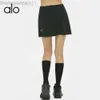 Desginer Aloe Yoga Skirt Dress Top Shirt Clothe Short Woman Guangzhou Falcon Brother Sports Short Wrapped Hip with Inner Lining Safety Pant Pocket Aline Skirt Solid C