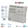 Control Zigbee Smart Relay Módulo no controlador Off 4CH DC5V 12V 24V 732V AC 220V RF433MHZ Controle remoto Light Light Work With Alexa