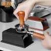 offee Temper Stand Sturdy Stainless Steel Tamping Stand for Coffee Machine and Coffee Tamper Storage Base with Silicone Mat 240410