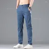 Pantaloni maschili primavera estate in cotone per uomo affari slim dritte classici lavoro cargo pantaloni casual vestiti maschi