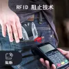 Holders Minimalist Metal Wallet Men Slim Aluminum ID Card Holder Protector RFID Blocking Money Cash Clip Clear Window ID Badge Holder